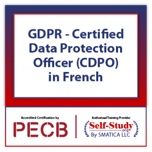 PECB GDPR – Certified Data Protection Officer (CDPO) E-Learning (French) - 50% off - New Training offer